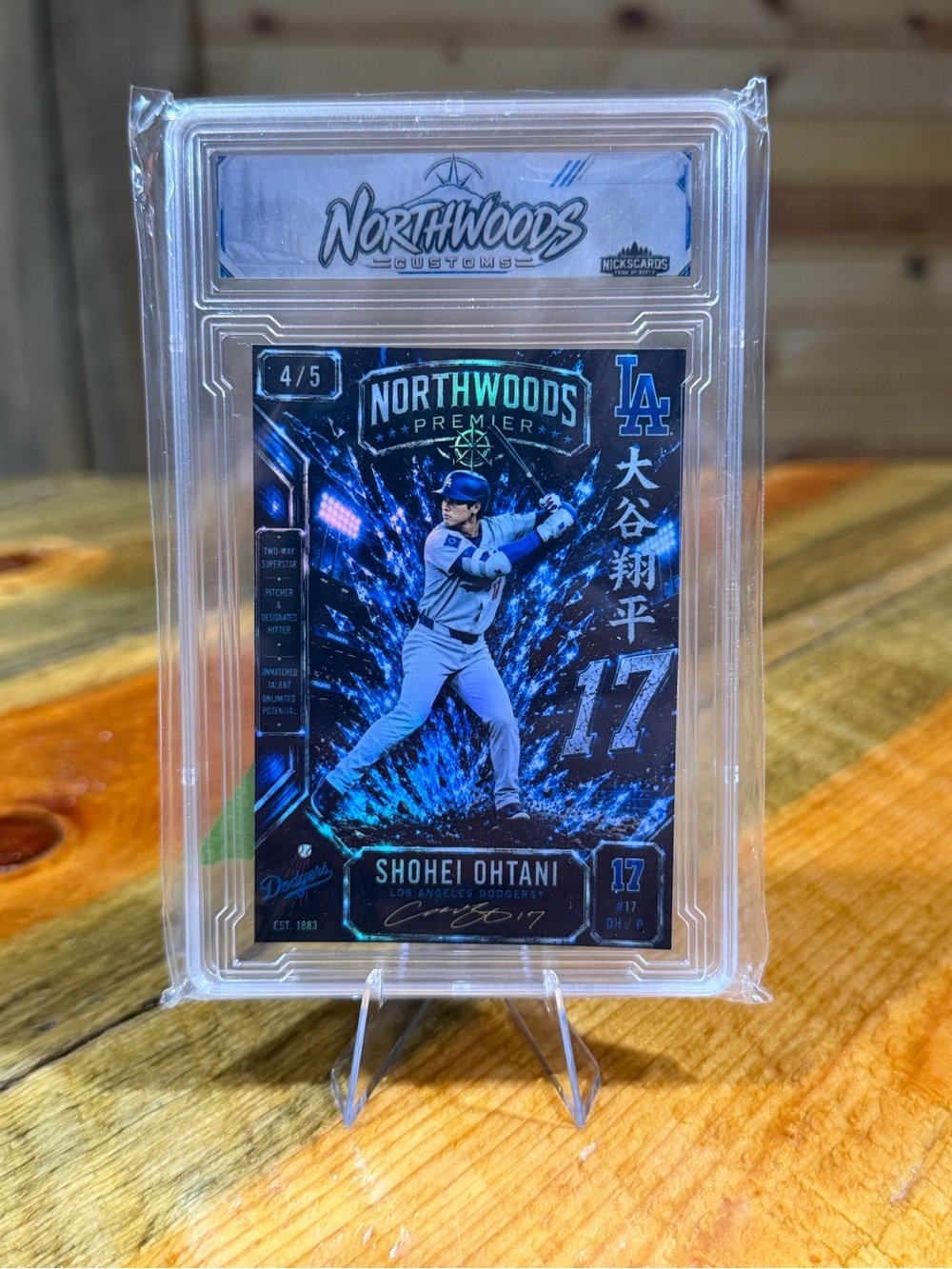 Shohei Ohtani Los Angeles Dodgers Custom Baseball Card